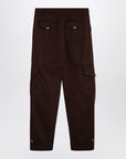 Moschino Brown wide cargo trousers