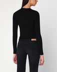 Diesel Black ribbed M-Valari sweater