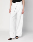 AGOLDE Wide Vana Fold white jeans