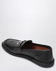 Dolce & Gabbana Dolce&Gabbana Black leather loafers with DG logo