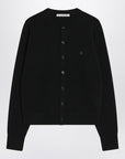 Acne Studios Black yak wool cardigan
