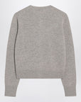 Acne Studios Grey melange yak wool cardigan