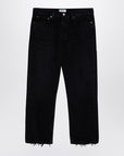 AGOLDE Black jeans in organic denim