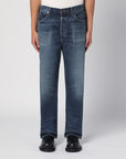 AGOLDE Blue washed jeans in regenerated denim