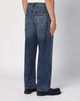 AGOLDE Blue washed jeans in regenerated denim
