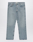 AGOLDE Light blue jeans in regenerated denim