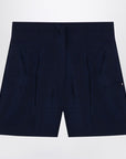 Sportmax Blue wool-blend shorts