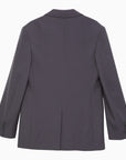 Acne Studios Blue single-breasted jacket in wool blend