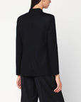 Harris Wharf London Black single-breasted jacket in virgin wool