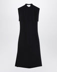 Sportmax Black wool blend sleeveless dress