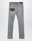 AMIRI Leopard Jeans MX1 antique indigo