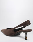 Jimmy Choo Amel 50 pumps in chocolate colour