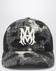 AMIRI Black bandana trucker hat