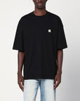 AMIRI Black cotton T-shirt with logo patch