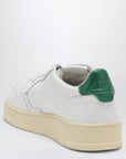 AUTRY White/green Medalist sneakers