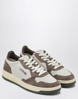 AUTRY Medalist white/brown suede sneakers