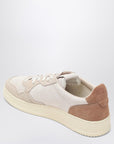 AUTRY Medalist trainer in Sand/Cigar leather and suede