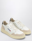AUTRY Medalist sneakers in white/black leather