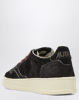 AUTRY Medalist sneakers in Chocolate pony skin