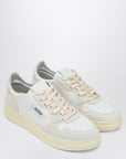 AUTRY Medalist white leather and suede trainer