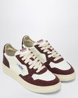 AUTRY Sneaker Medalist Marshmallow/Amarone with glitter