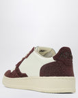 AUTRY Sneaker Medalist Marshmallow/Amarone with glitter