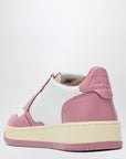 AUTRY White/pink Medalist sneakers