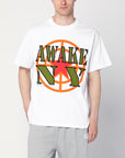 Awake NY White T-shirt with target print