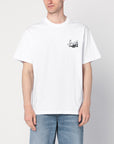 Awake NY White T-shirt with hammer print