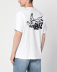 Awake NY White T-shirt with hammer print