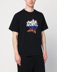 Awake NY Black T-shirt with Stomper logo print