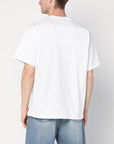 Awake NY White T-shirt with Stomper logo print