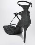 Jimmy Choo Black/silver Azia 95 sandal