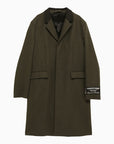 Acne Studios Single-breasted wool-blend military coat