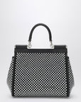 Dolce & Gabbana Dolce&Gabbana Black Sicily medium handbag with crystals