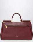 Dolce & Gabbana Dolce&Gabbana My Sicily handbag in burgundy leather