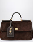 Dolce & Gabbana Dolce&Gabbana Brown suede leather bag My Sicily