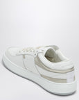 Givenchy White/beige leather and suede sneakers 4G