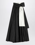 Max Mara Pianoforte Sleeveless dress in black taffeta