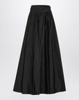 Max Mara Pianoforte Sleeveless dress in black taffeta