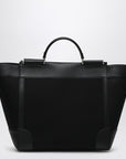 Dolce & Gabbana Dolce&Gabbana Black fabric and leather tote bag