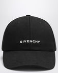 Givenchy Black baseball cap with logo