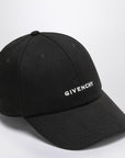 Givenchy Black baseball cap with logo