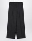 Givenchy Dark grey wool wide trousers