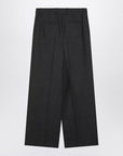 Givenchy Dark grey wool wide trousers
