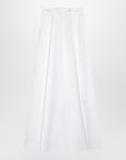 Givenchy White pleated cotton trousers