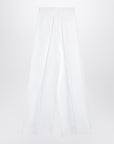 Givenchy White pleated cotton trousers