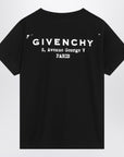 Givenchy Black cotton T-shirt with logo