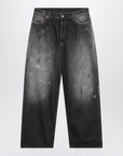 Acne Studios Black distressed effect jeans