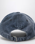 Acne Studios Blue washed-effect baseball cap with logo